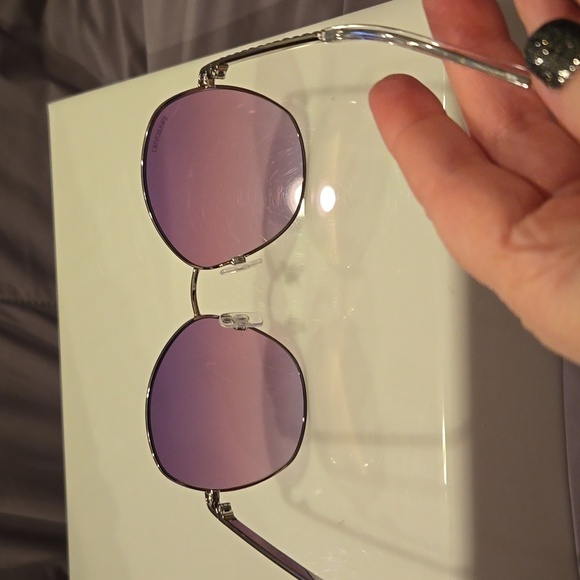 Swarovski Pastel Gradient round metal Sunglasses brand new in case - Picture 10 of 15